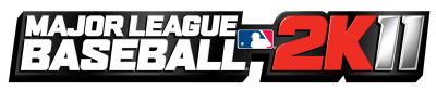 Major League Baseball 2K11 title screen for Nintendo DS